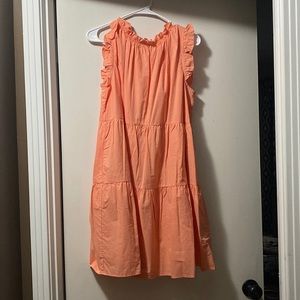 Large peach merci sleeveless dress. Smoke free pet free home. NWT.